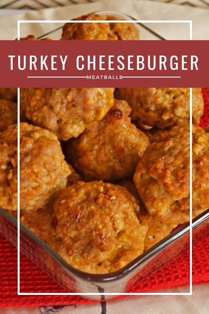 Turkey Cheeseburger Meatballs