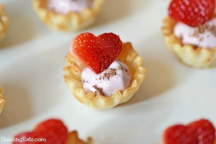 Heart-shaped-strawberry-tarts