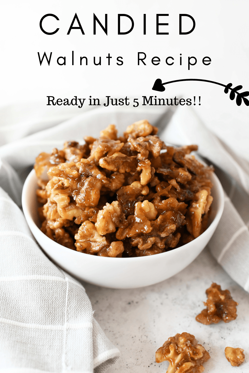 How to Make Candied Walnuts in 5 Minutes