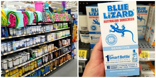 Blue Lizard Sunscreen at Walmart