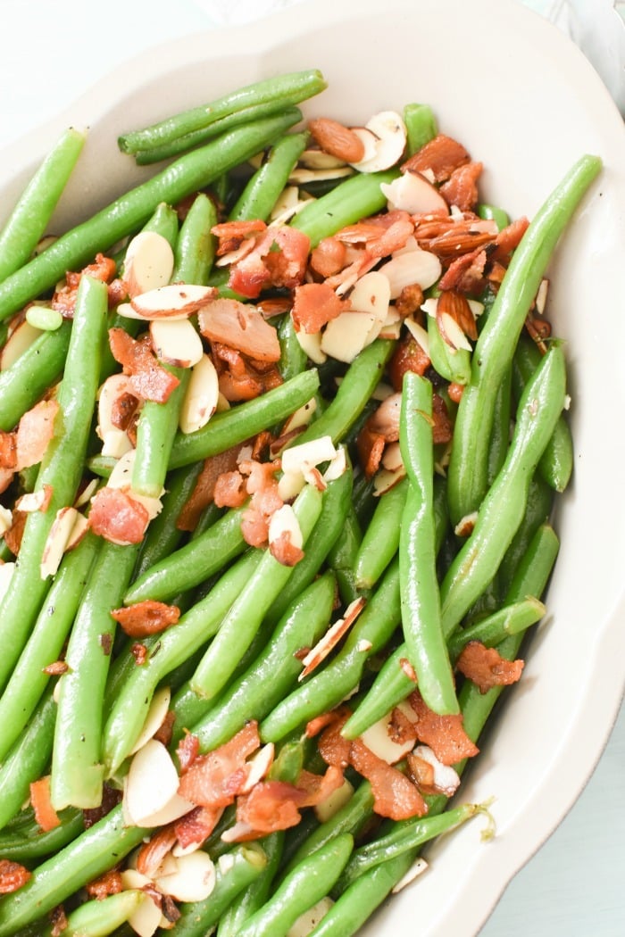 Bacon and Almond Green Beans1