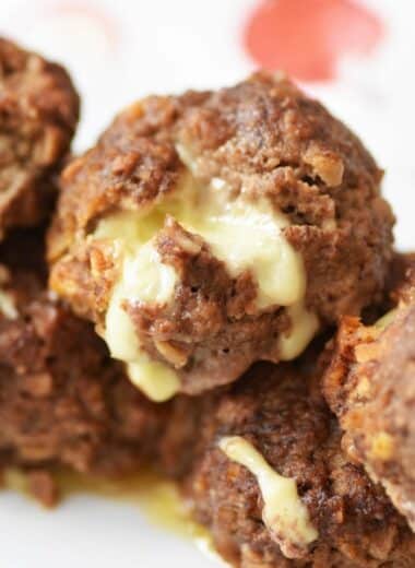 Cheese Stuffed Meatballs with Mushroom 1