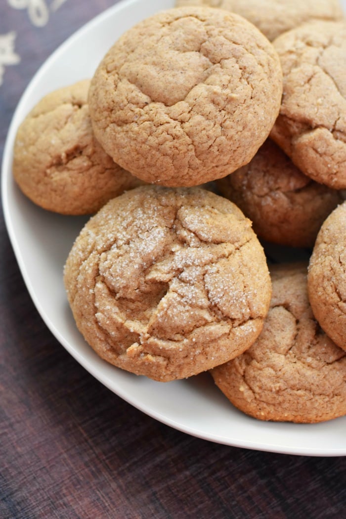 Cake mix Spice Cake cookies on plate