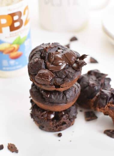 chocolate flourless muffins 1