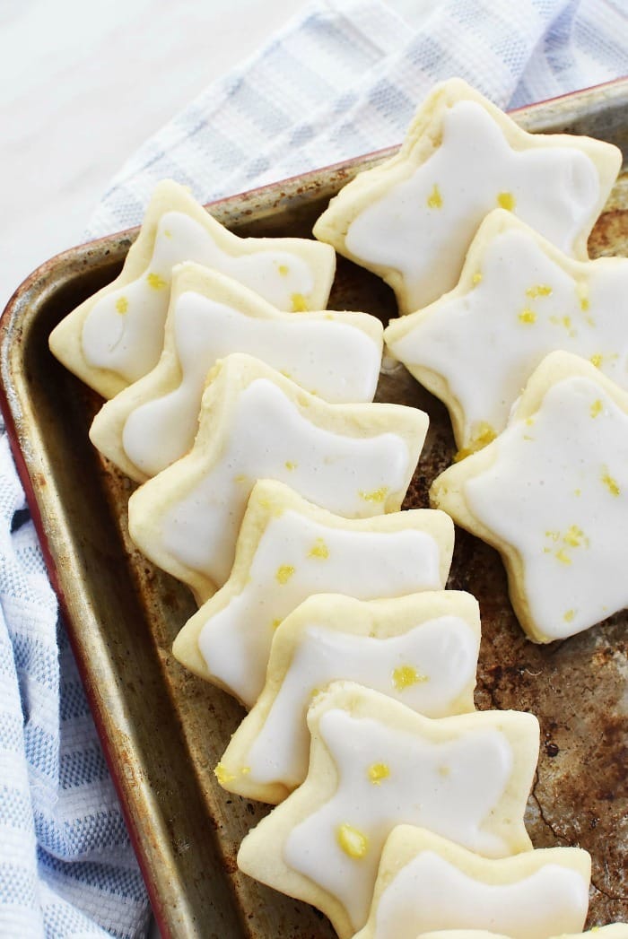 Lemon Shortbread Cookies 