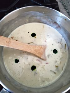 Stove top queso with green dye