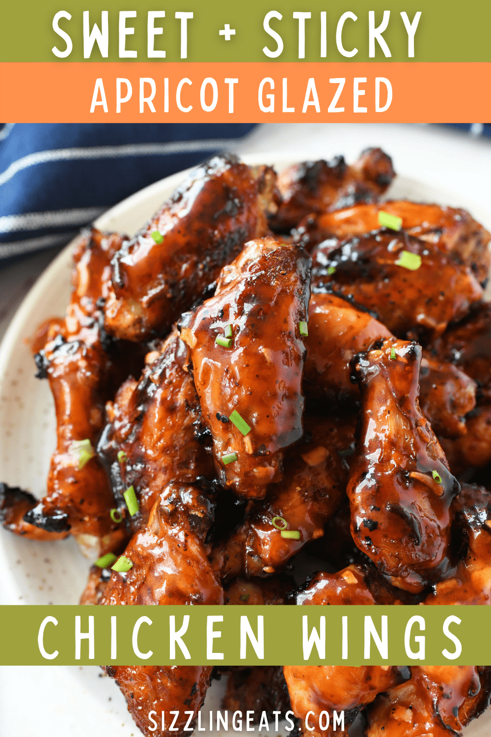 Easy Apricot Sticky Chicken Wings