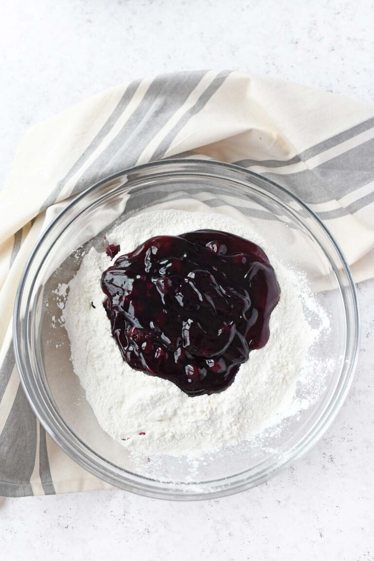 2 Ingredient Blueberry Angel Food Cake Sizzling Eats