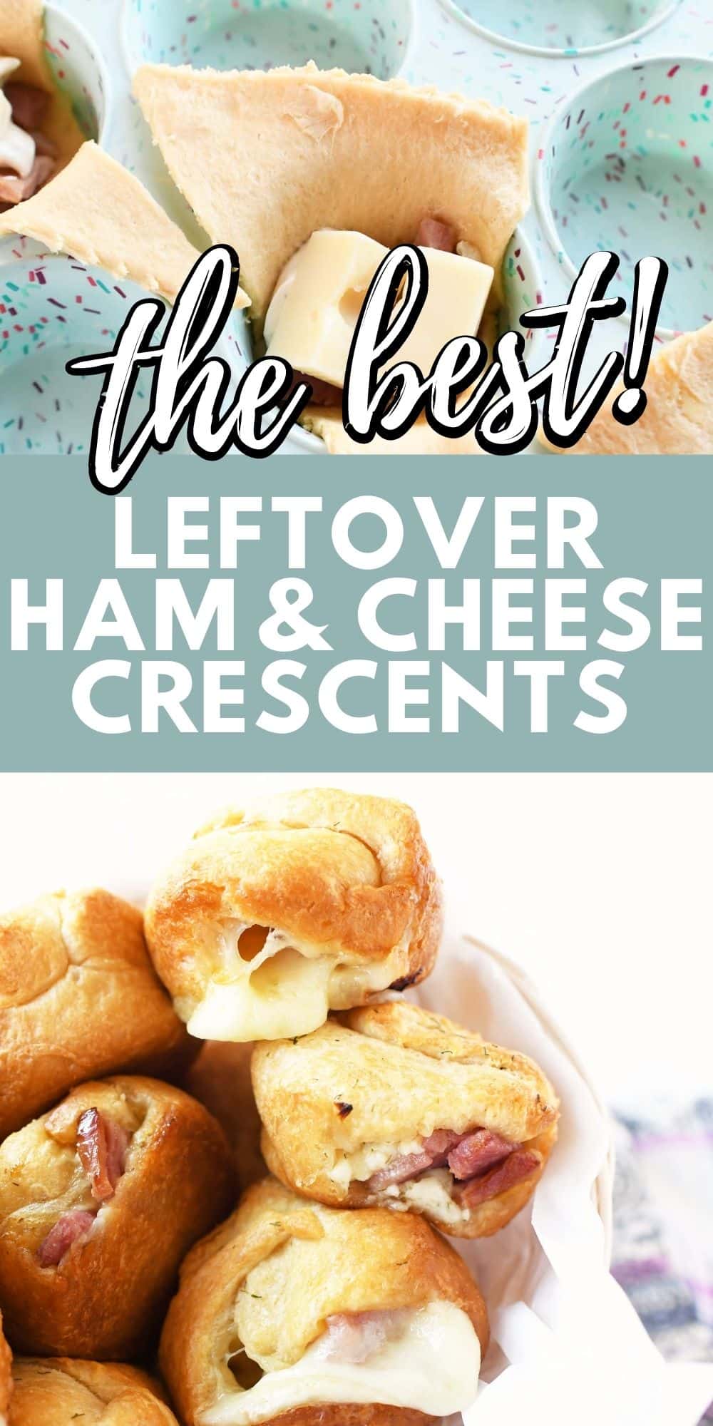 Leftover Ham & Swiss Crescents (Delicious!)