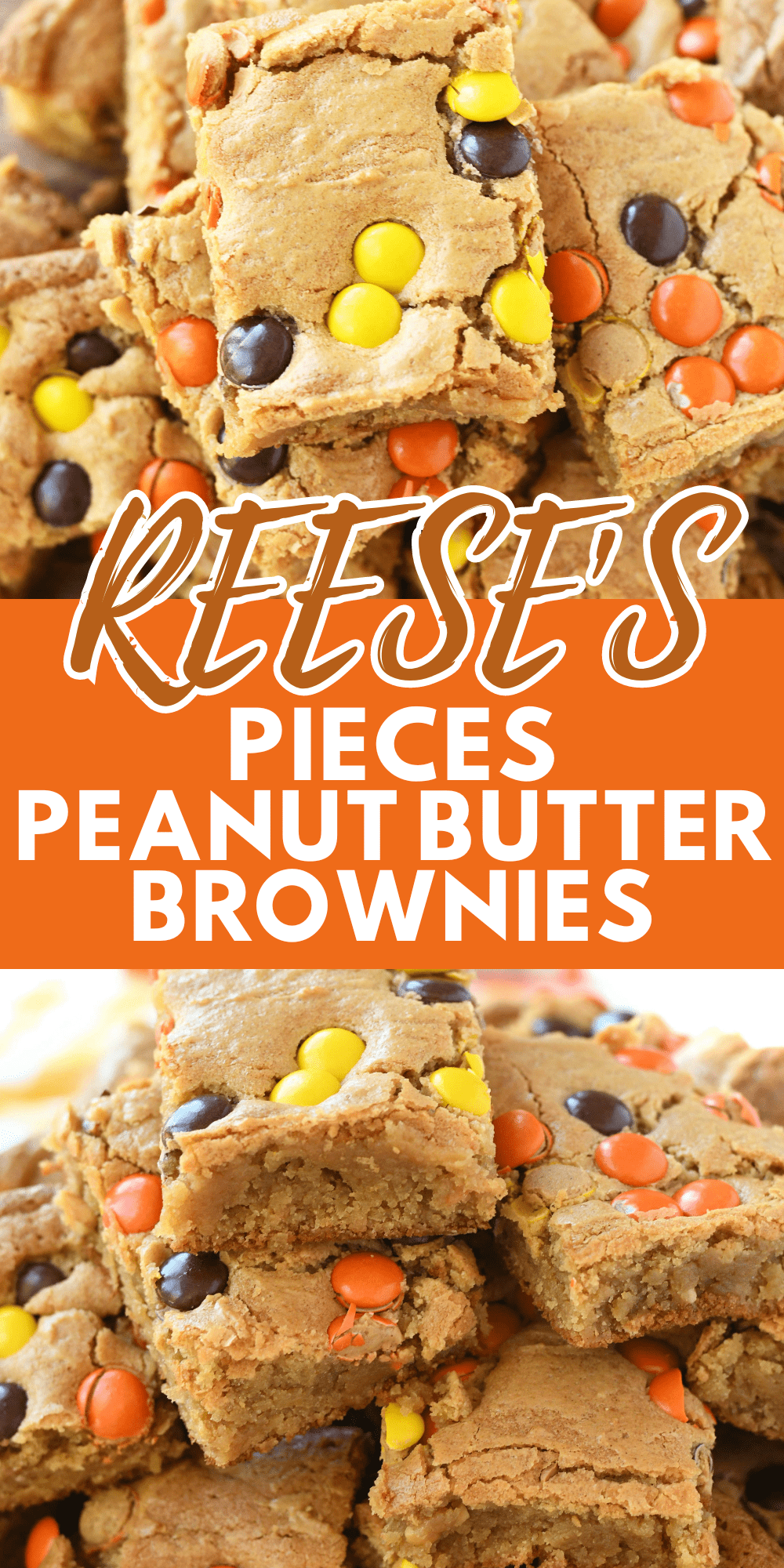 Chewy REESE\'s PIECES Peanut Butter Brownies